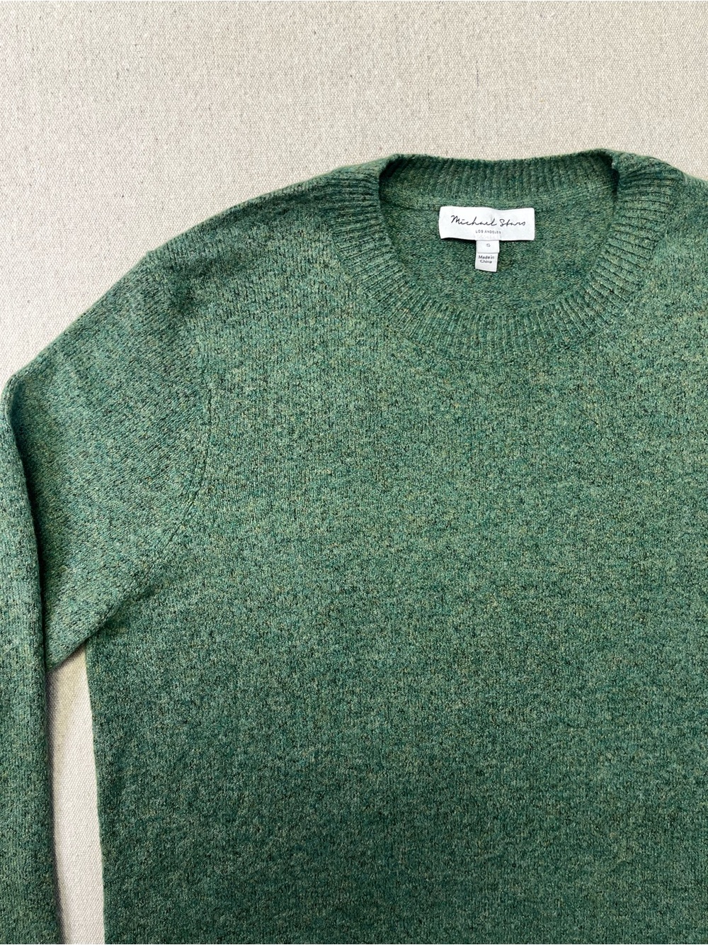 Michael Stars Green Knit Sweater Women’s Small Cozy Soft Pullover - Picture 3 of 12